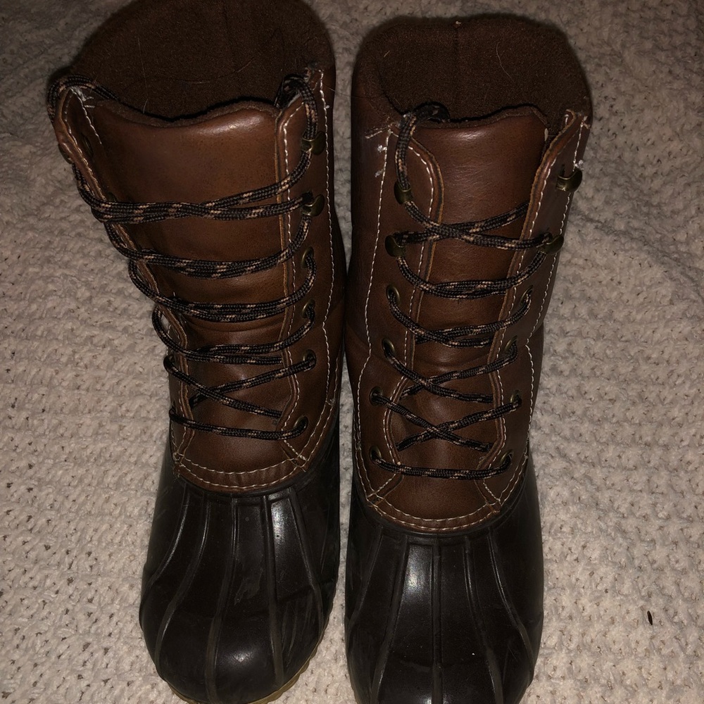 Duck boot like boots!